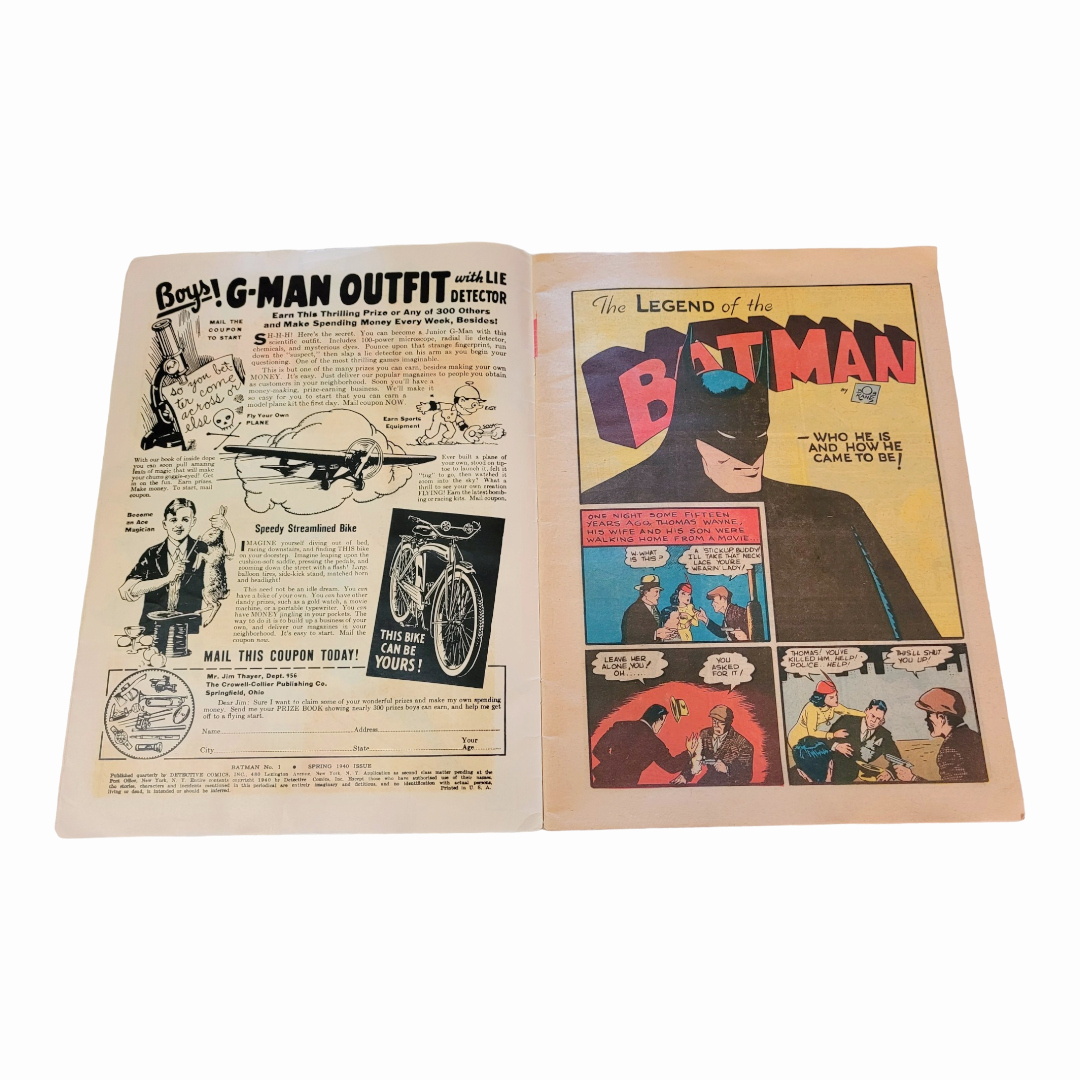 Famous 1st Limited Edition DC 'BATMAN' Spring Ed. #1 Oversized (1976)