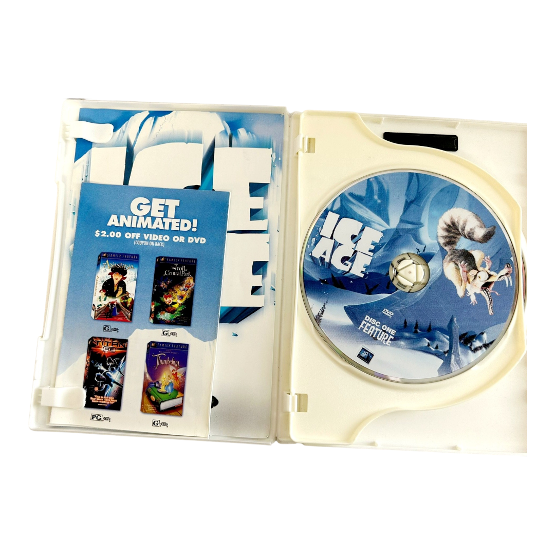 Four (4) DVD's "Ice Age" 1/2 & "Madagascar" 1/2