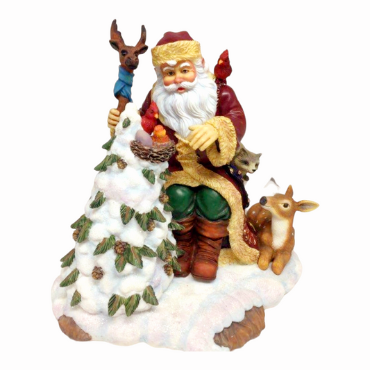 San Francisco Music Box Company "Winter Harmony" Santa Holiday Collectible