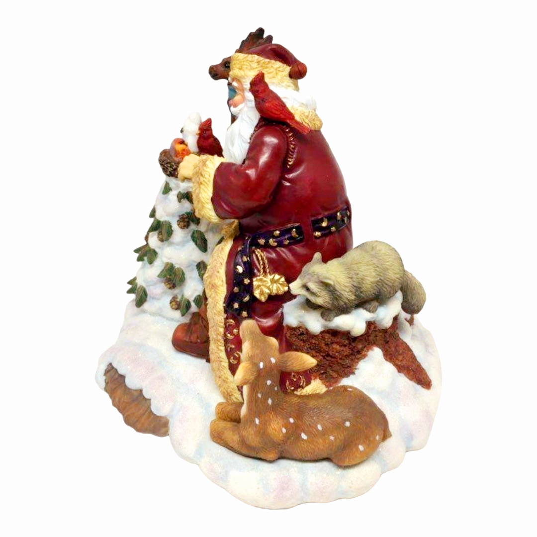 San Francisco Music Box Company "Winter Harmony" Santa Holiday Collectible