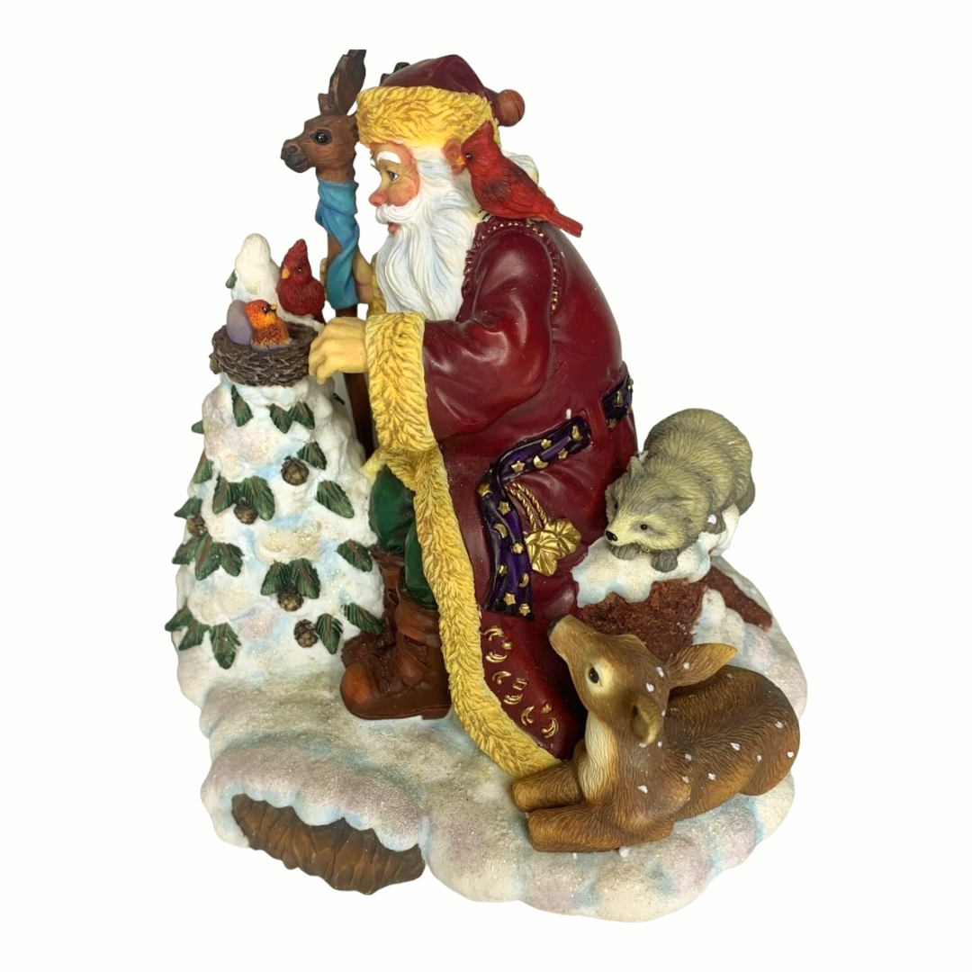 San Francisco Music Box Company "Winter Harmony" Santa Holiday Collectible