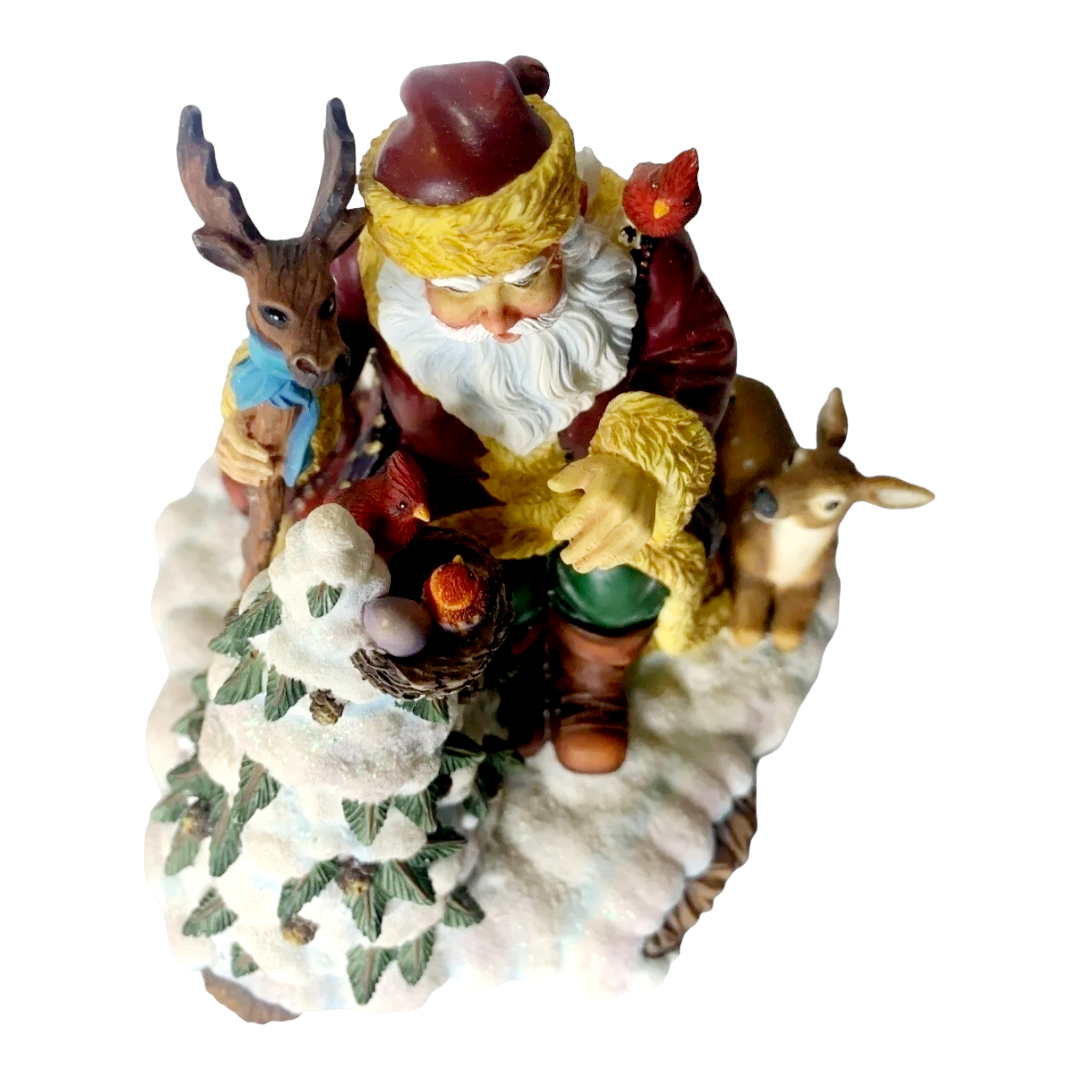 San Francisco Music Box Company "Winter Harmony" Santa Holiday Collectible