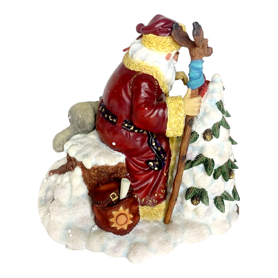 San Francisco Music Box Company "Winter Harmony" Santa Holiday Collectible