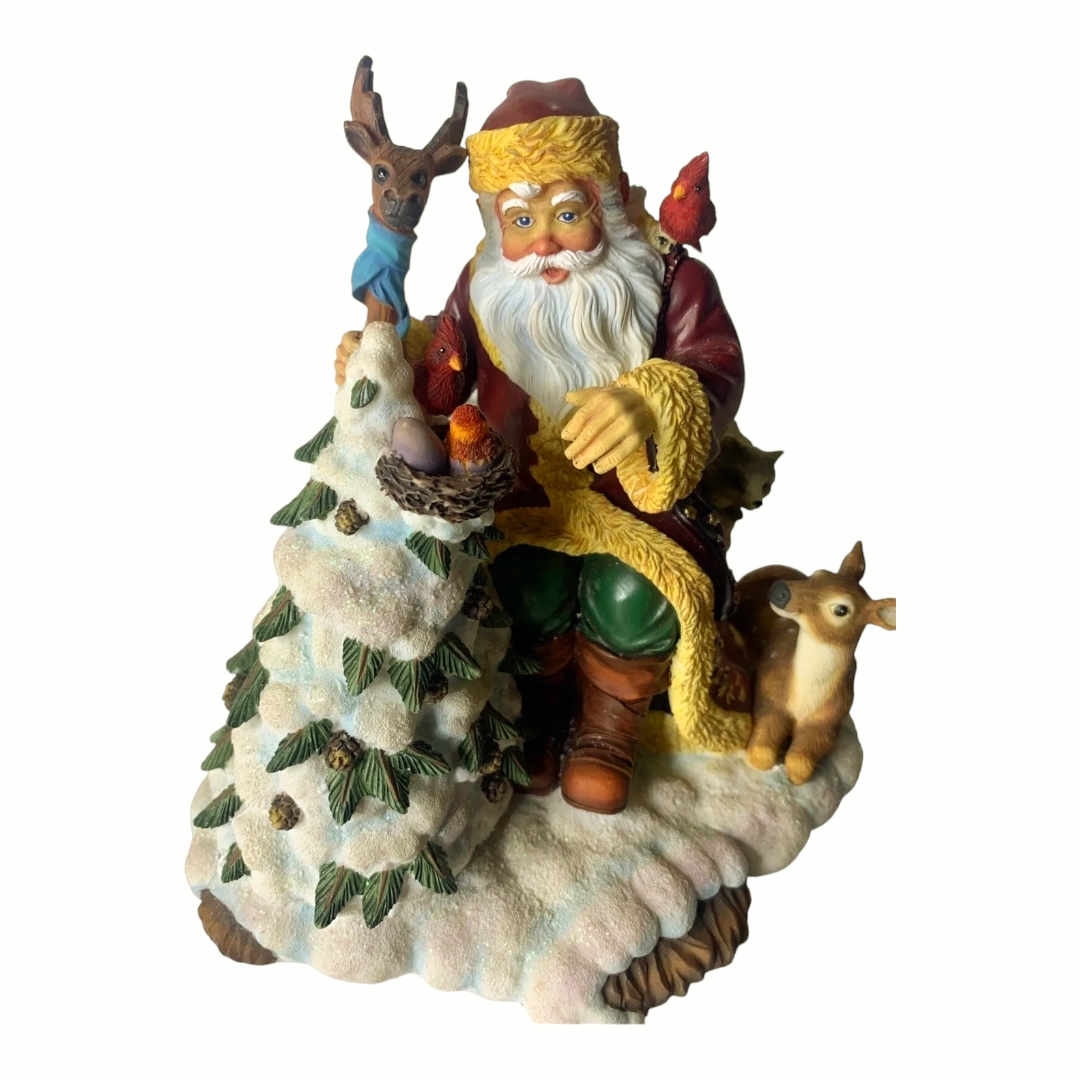 San Francisco Music Box Company "Winter Harmony" Santa Holiday Collectible