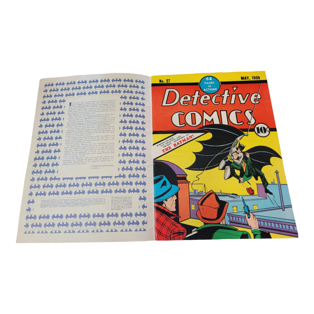 Famous 1st Edition 'Detective Comics #27' Large Format (1939-1975) c-28