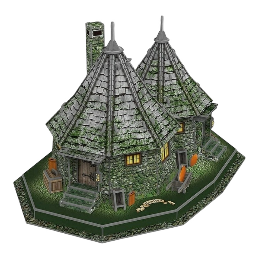 NIB *Harry Potter "The Burrow, Hagrid's Hut, Knight Bus" 3D Puzzle