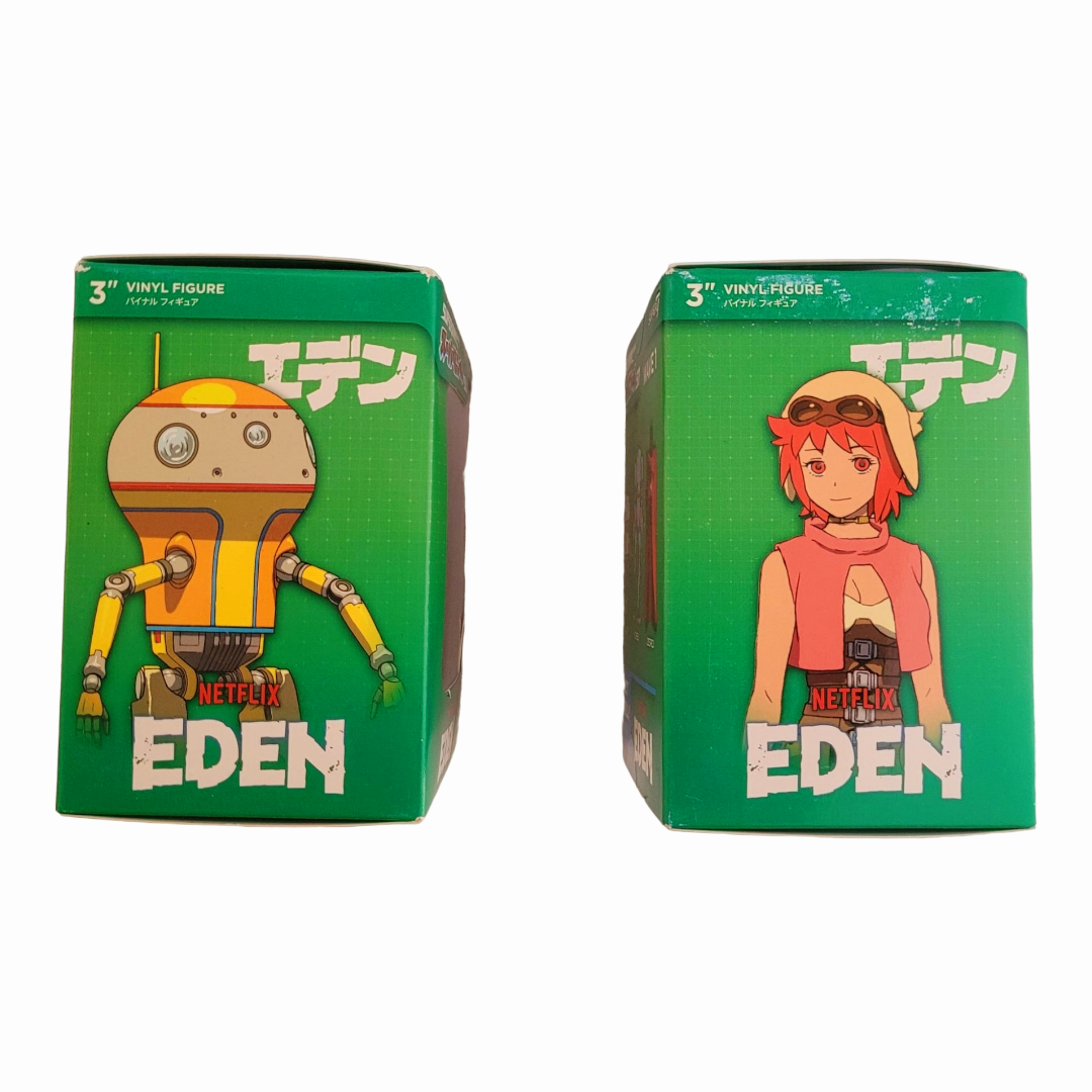 NIB *2 Super7 Netflix Eden 3" SD Figures (Sara & A-37)