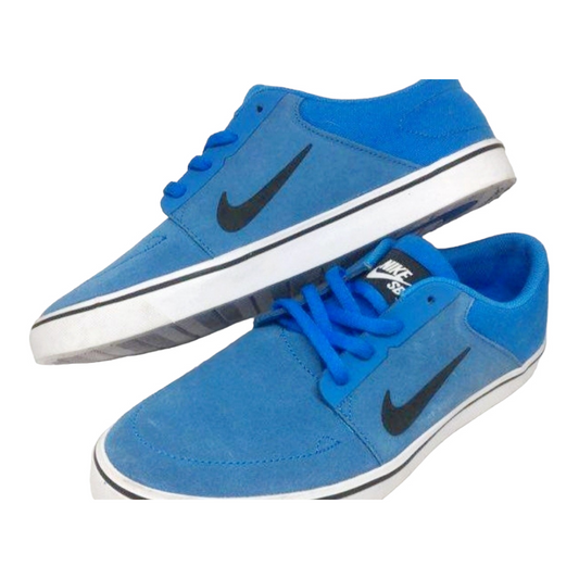 Nike *Skateboard Satire Blue Skate Sneakers Shoes (sz Y7)
