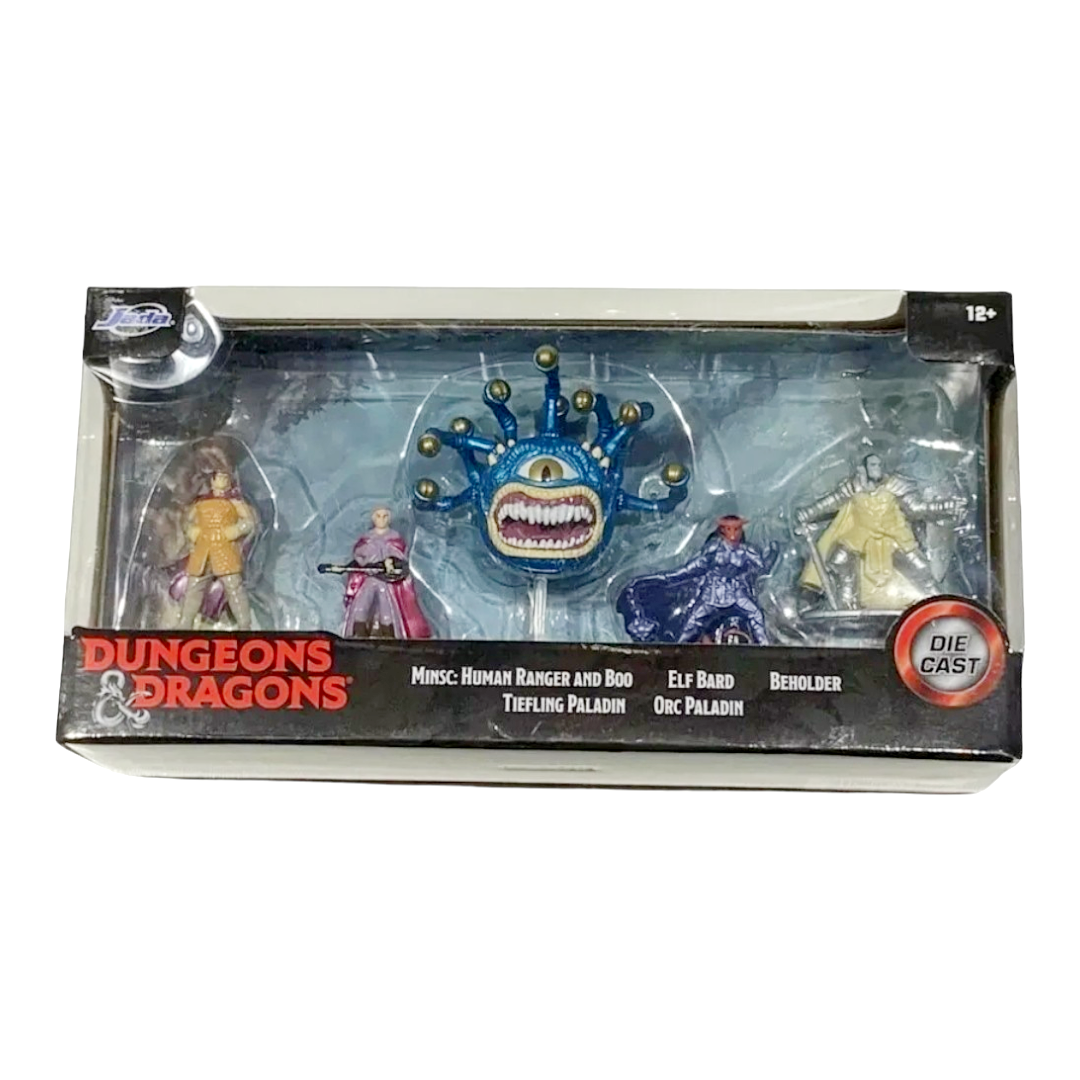 NIB *Jada Dungeons & Dragons Die Cast (Elf Orc Beholder Human Ranger Boo)