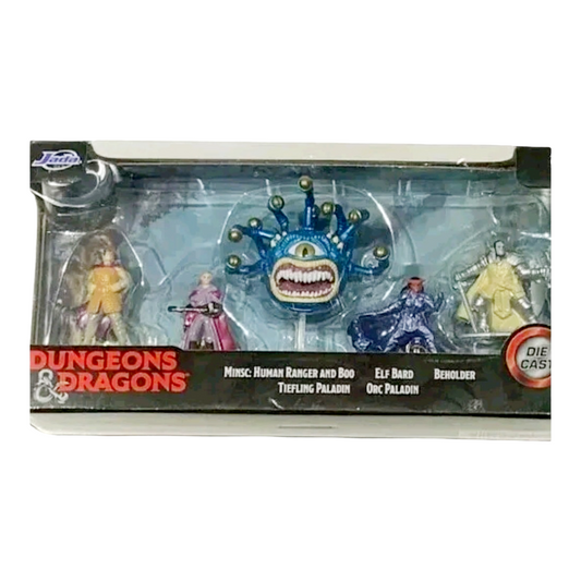 NIB *Jada Dungeons & Dragons Die Cast (Elf Orc Beholder Human Ranger Boo)