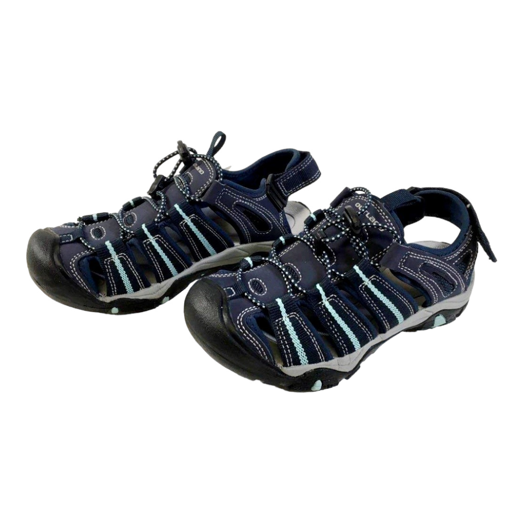 New *Outland Navy/Comb Crystal Lakes Hiking Women Sandals (sz 6)