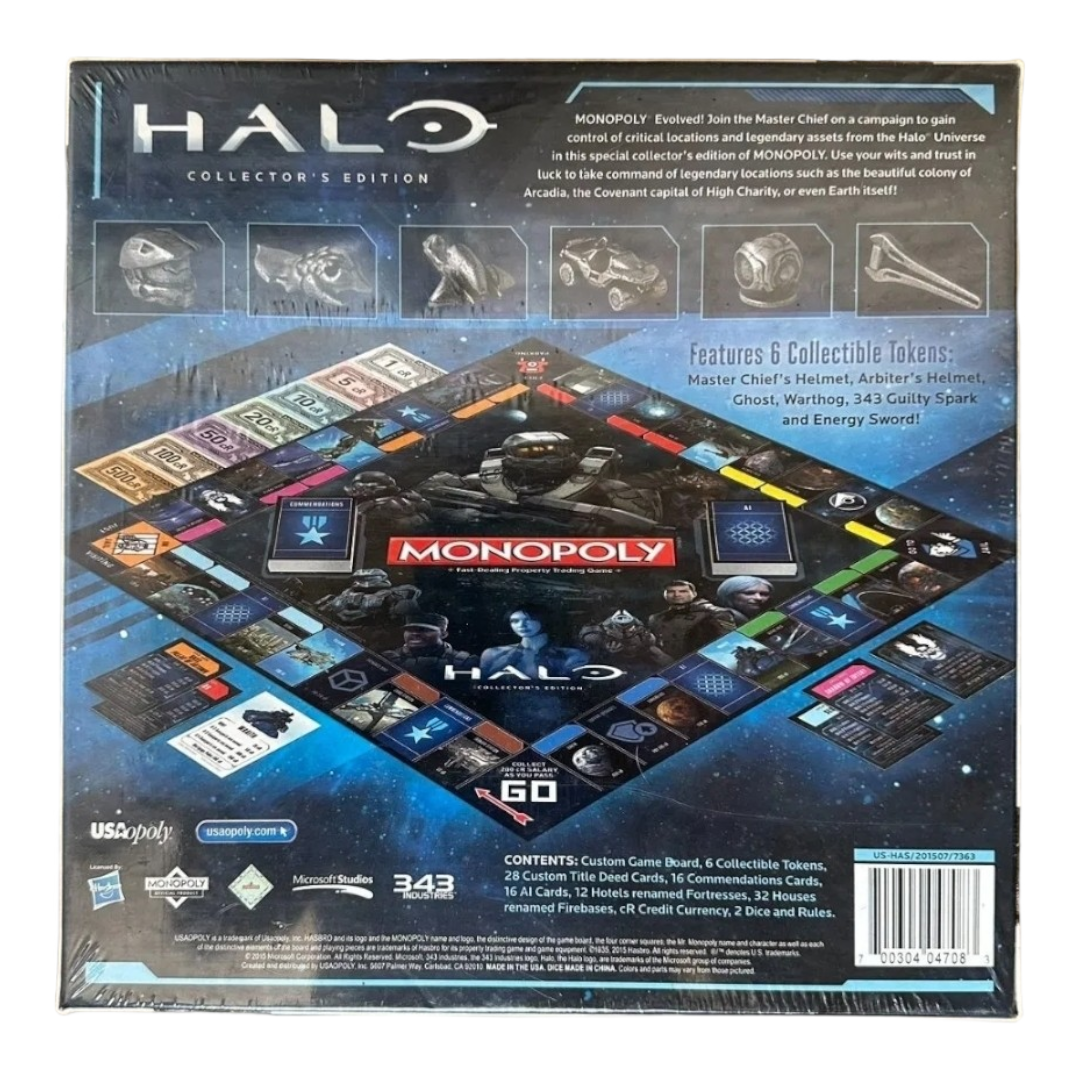 NIB *Monopoly "Halo" Collector's Edition Board Game Sealed