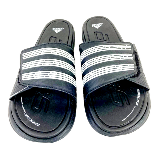 New *Men's Adidas AdiLight Black Sandals (Size 8)