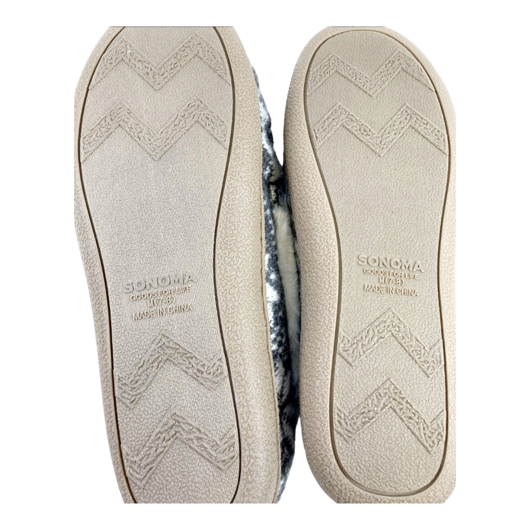 NWT *Sonoma Goods For Life Super Cozy Moccasin Slippers (sz 7-8/M)