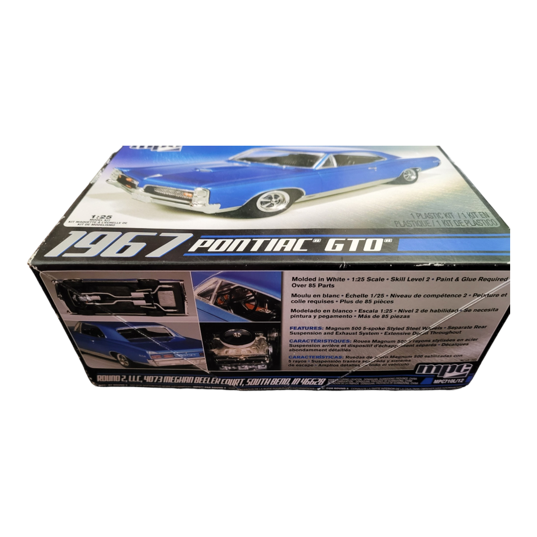 New *1967 Pontiac GTO Model Kit. MPC 1/25 Scale