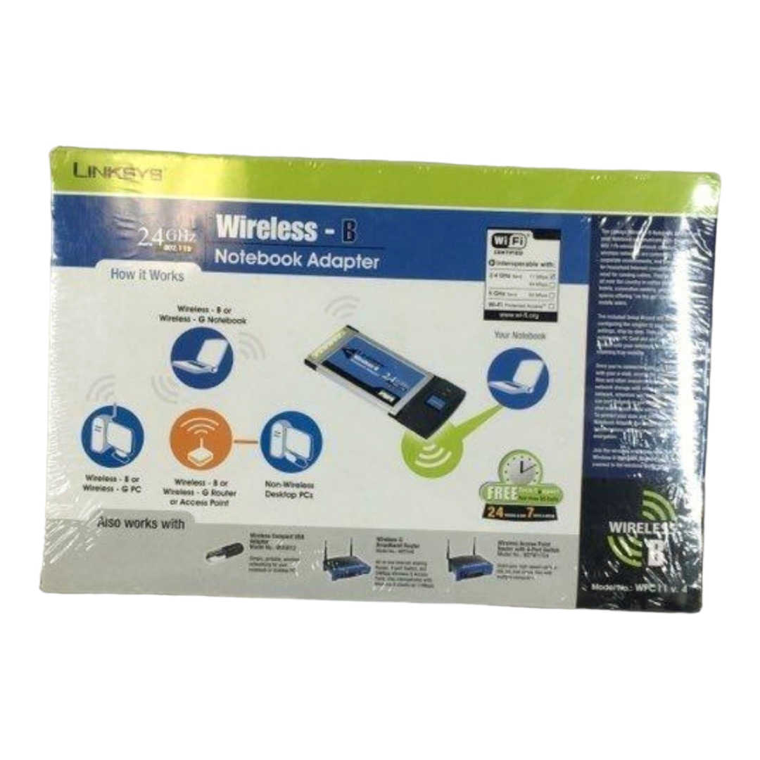 New *LYNKSYS WPC11 Internet Wireless-B Notebook Adapter WPC11 v.4