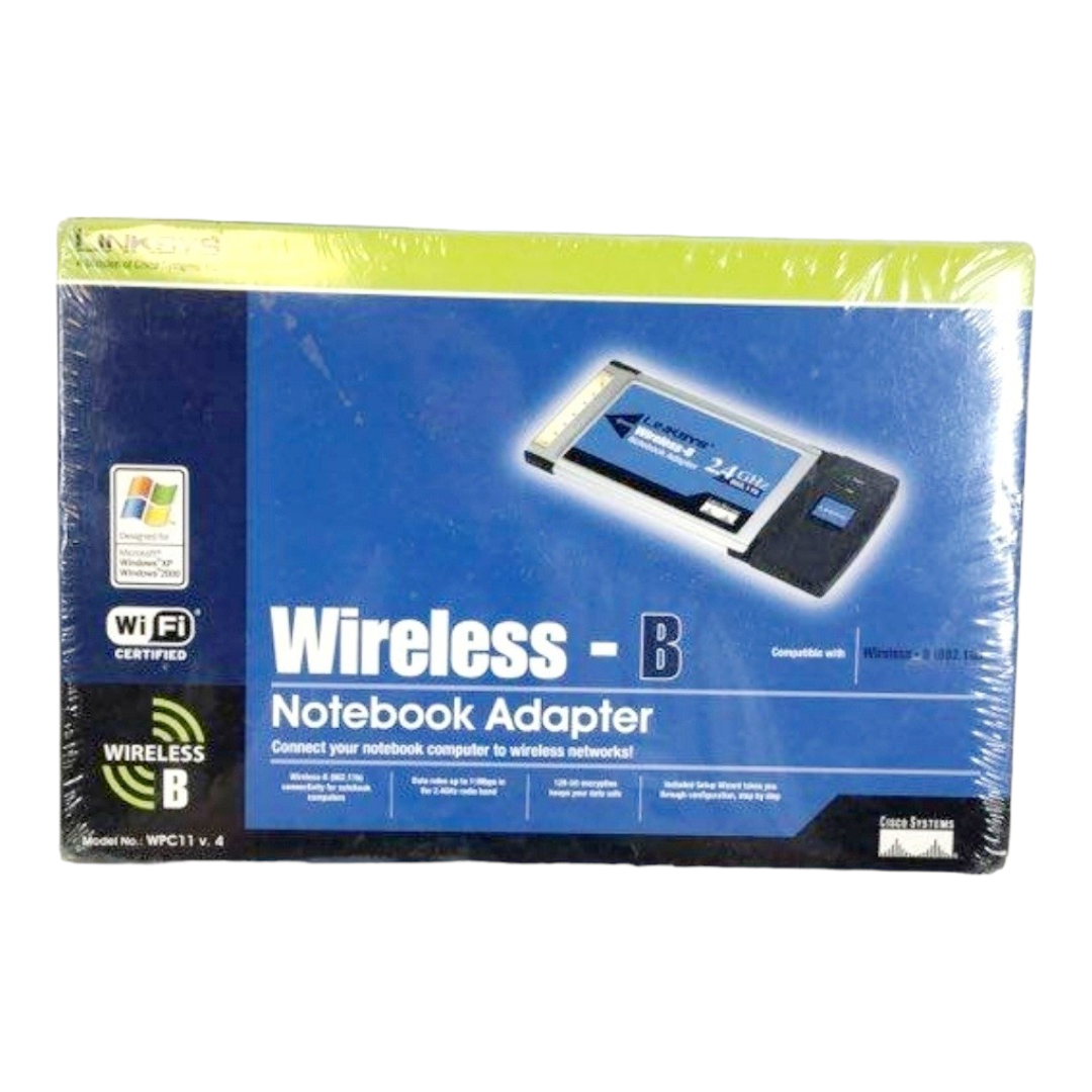 New *LYNKSYS WPC11 Internet Wireless-B Notebook Adapter WPC11 v.4