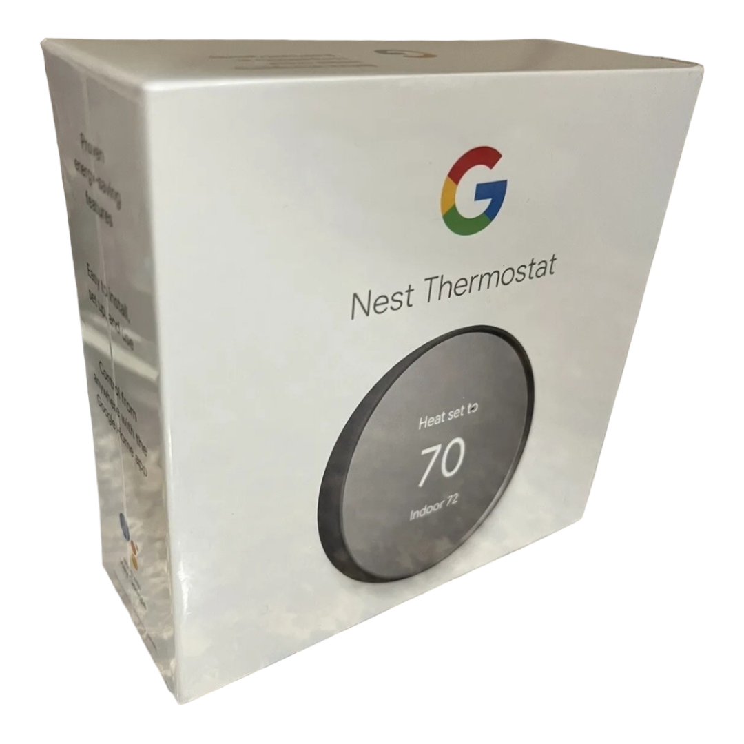 New *Google Nest Smart Thermostat, Charcoal (Factory Sealed) Model #G4CVZ