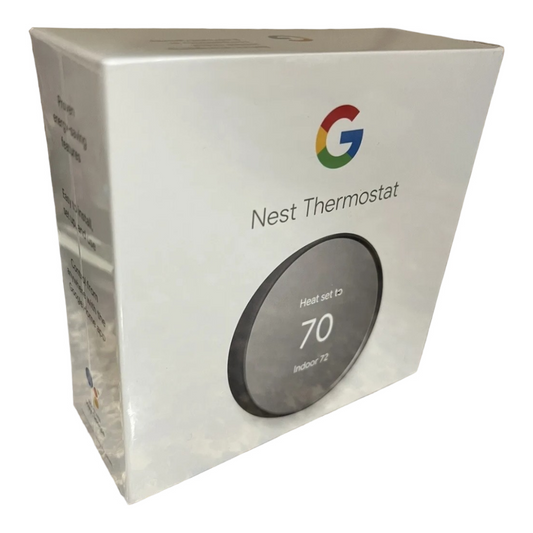 New *Google Nest Smart Thermostat, Charcoal (Factory Sealed) Model #G4CVZ