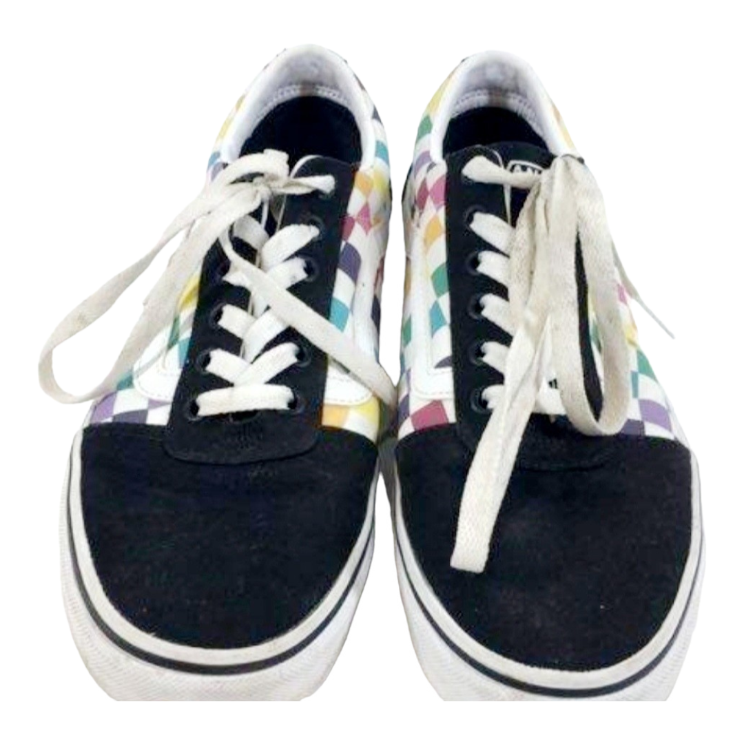 Vans *Womens Checkerboard Rainbow Pride Skate Shoes (sz 9)