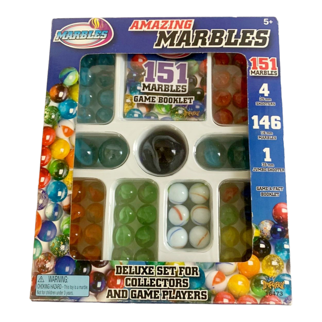 NIP *Amazing Marbles (151pc) Deluxe Set For Collectors & Game Players