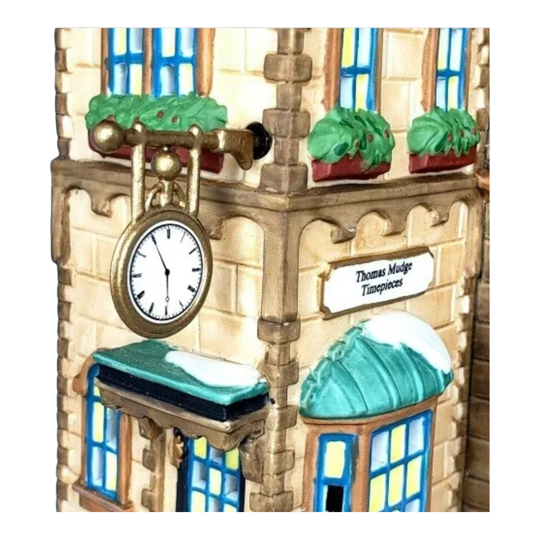 Department 56 "Thomas Mudge TimePieces" Porcelain Lighted House