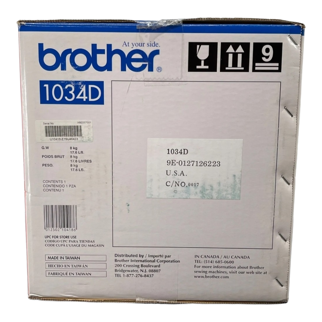 Brother 1034D 3 or 4 Thread Serger w/ Differential Feed Machine
