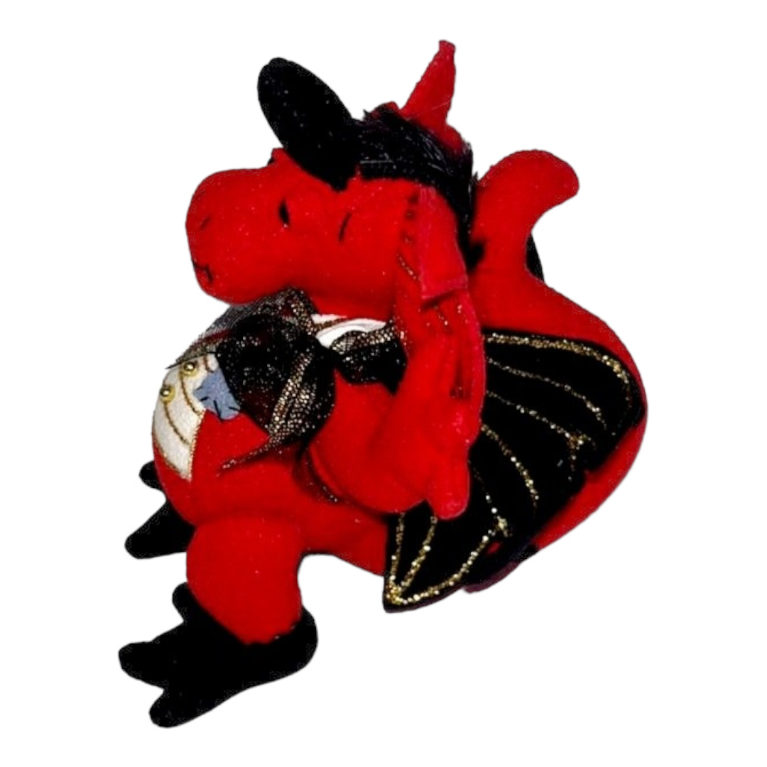 Cute *Red & Black Dappled Dragon “Stan” *Limited Edition by Deb Canham