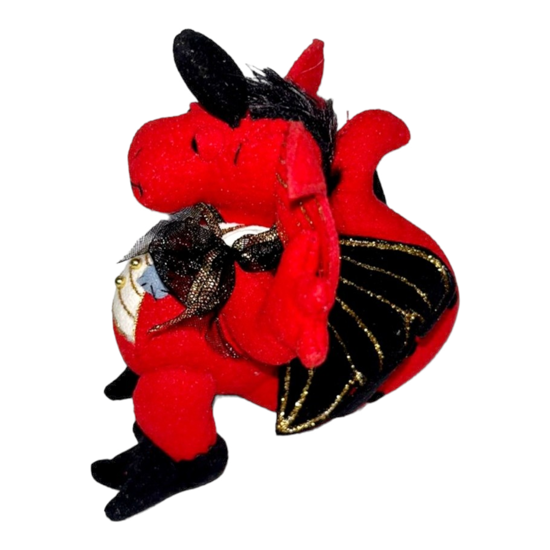 Cute *Red & Black Dappled Dragon “Stan” *Limited Edition by Deb Canham