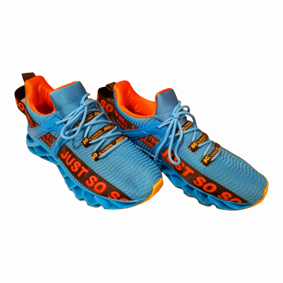 Men's Wonesion Just So-So Alphabet Lace-up Casual Sneakers (sz 10.5/44)