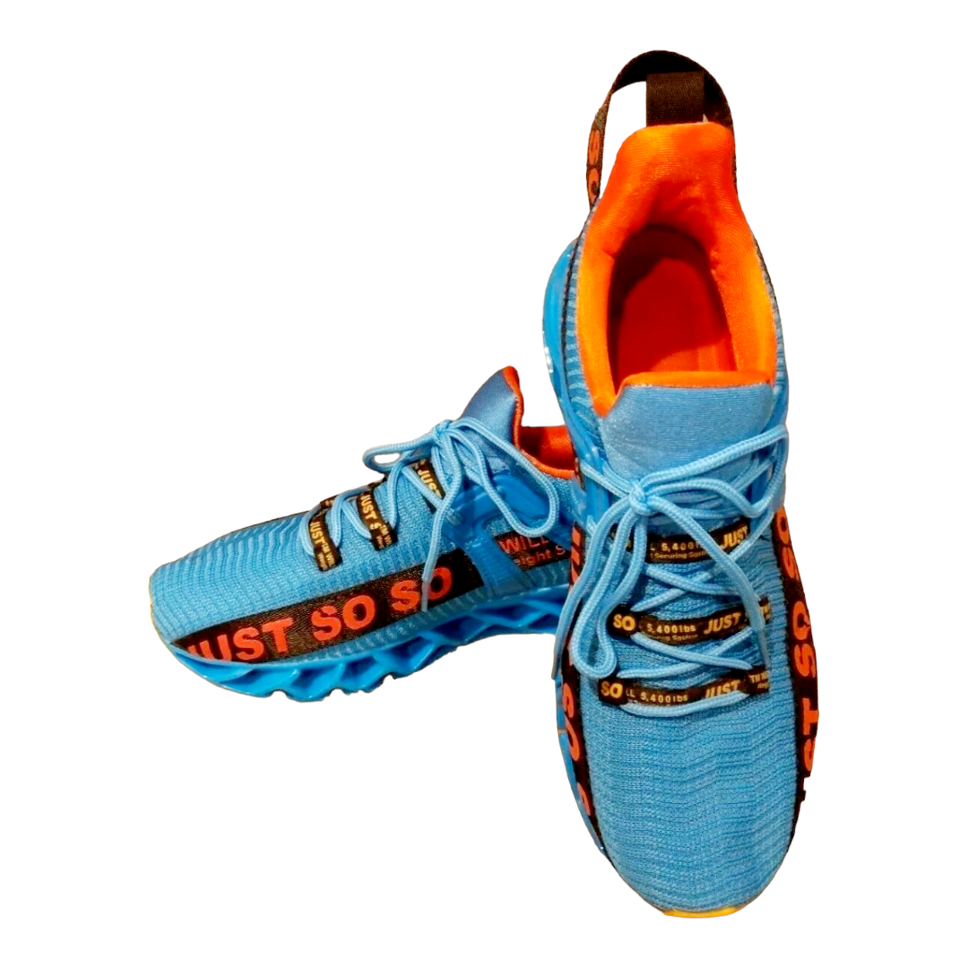 Men's Wonesion Just So-So Alphabet Lace-up Casual Sneakers (sz 10.5/44)