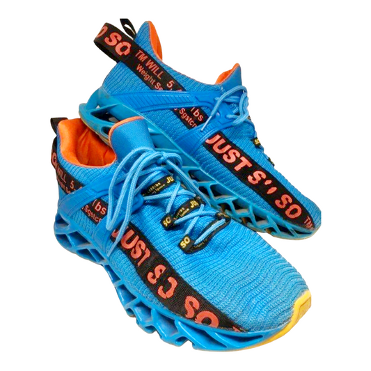 Men's Wonesion Just So-So Alphabet Lace-up Casual Sneakers (sz 10.5/44)