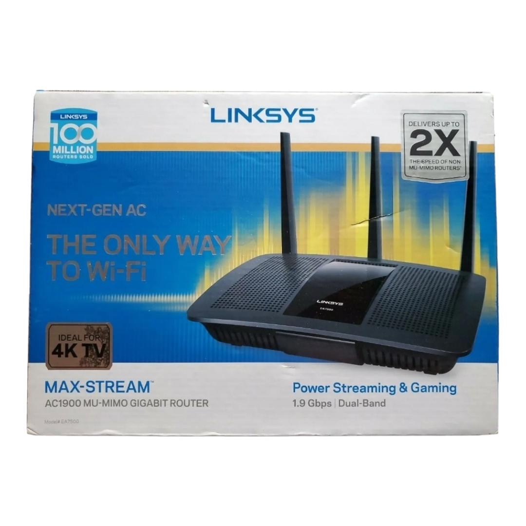 NIB *Linksys MAX-STREAM AC1750 Next Gen AC MU-MIMO Smart Wi-Fi Router (EA7400)