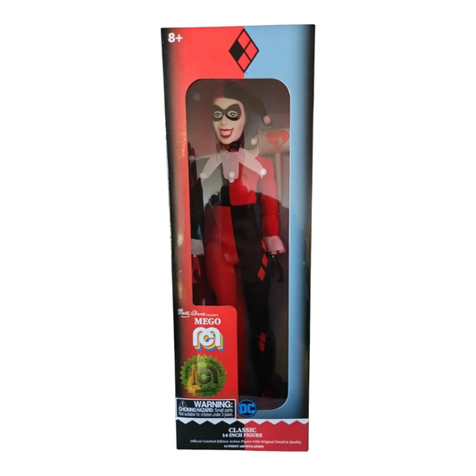 NIP *Mego DC "Harley Quinn" Classic 14" Ltd. Edition Action Figure