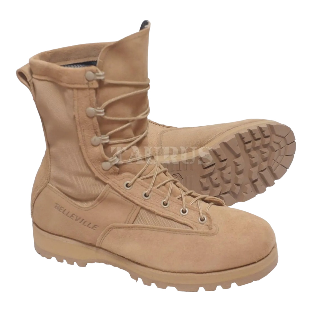 NIB *Belleview Waterproof Combat/Flight Tan Boots (size 12.5R)