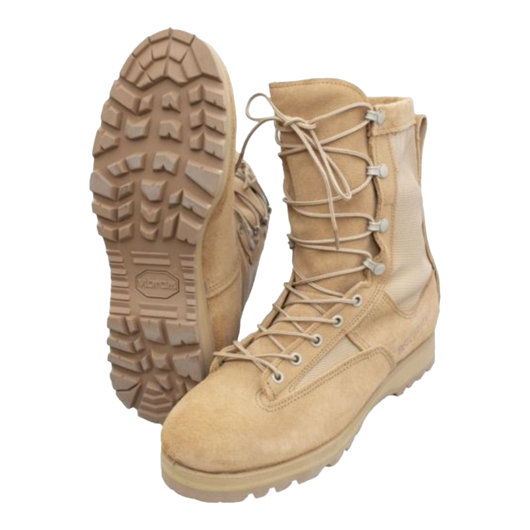 NIB *Belleview Waterproof Combat/Flight Tan Boots (size 12.5R)