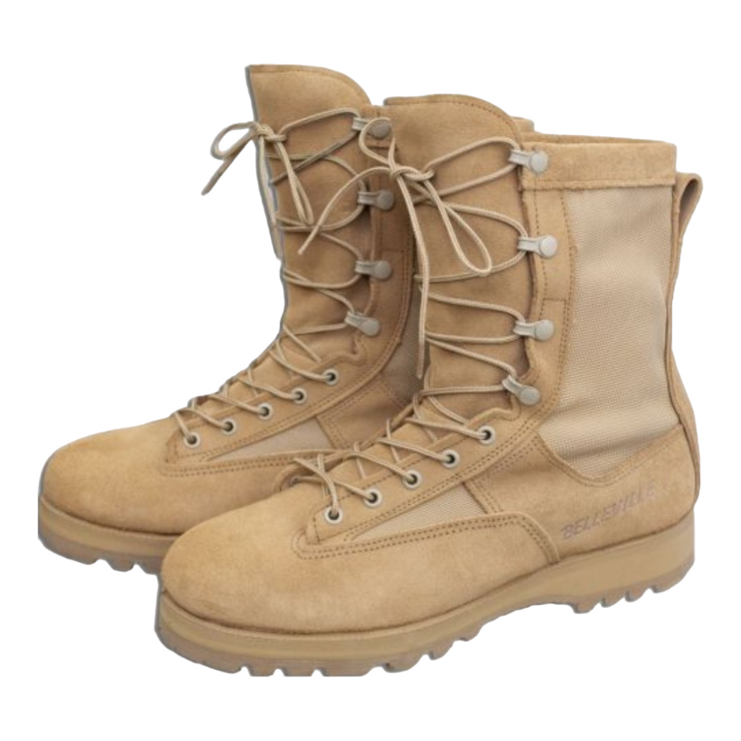 NIB *Belleview Waterproof Combat/Flight Tan Boots (size 12.5R)