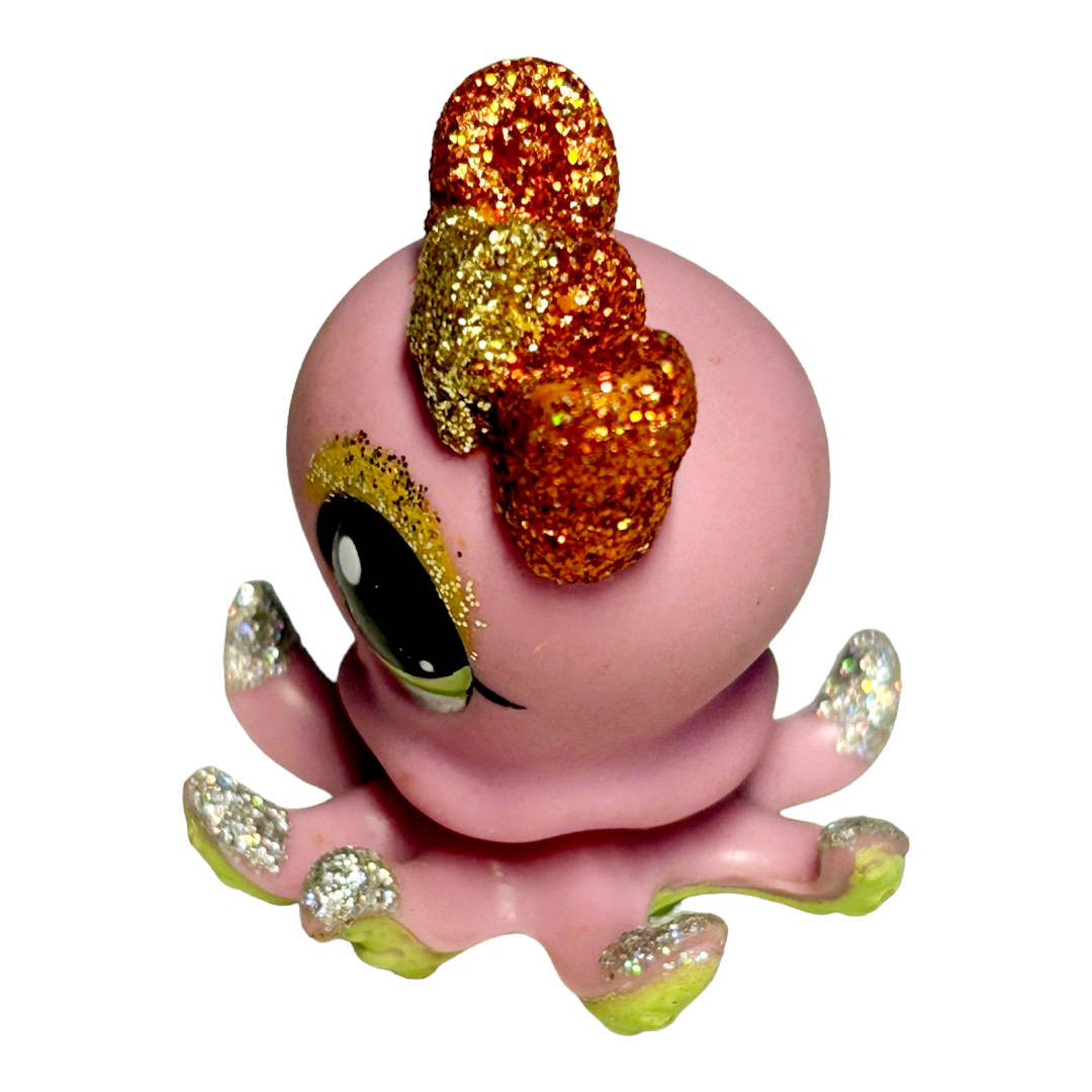 Littlest Pet Shop Lot *A Sparkling "Glitter Octopus" #2140