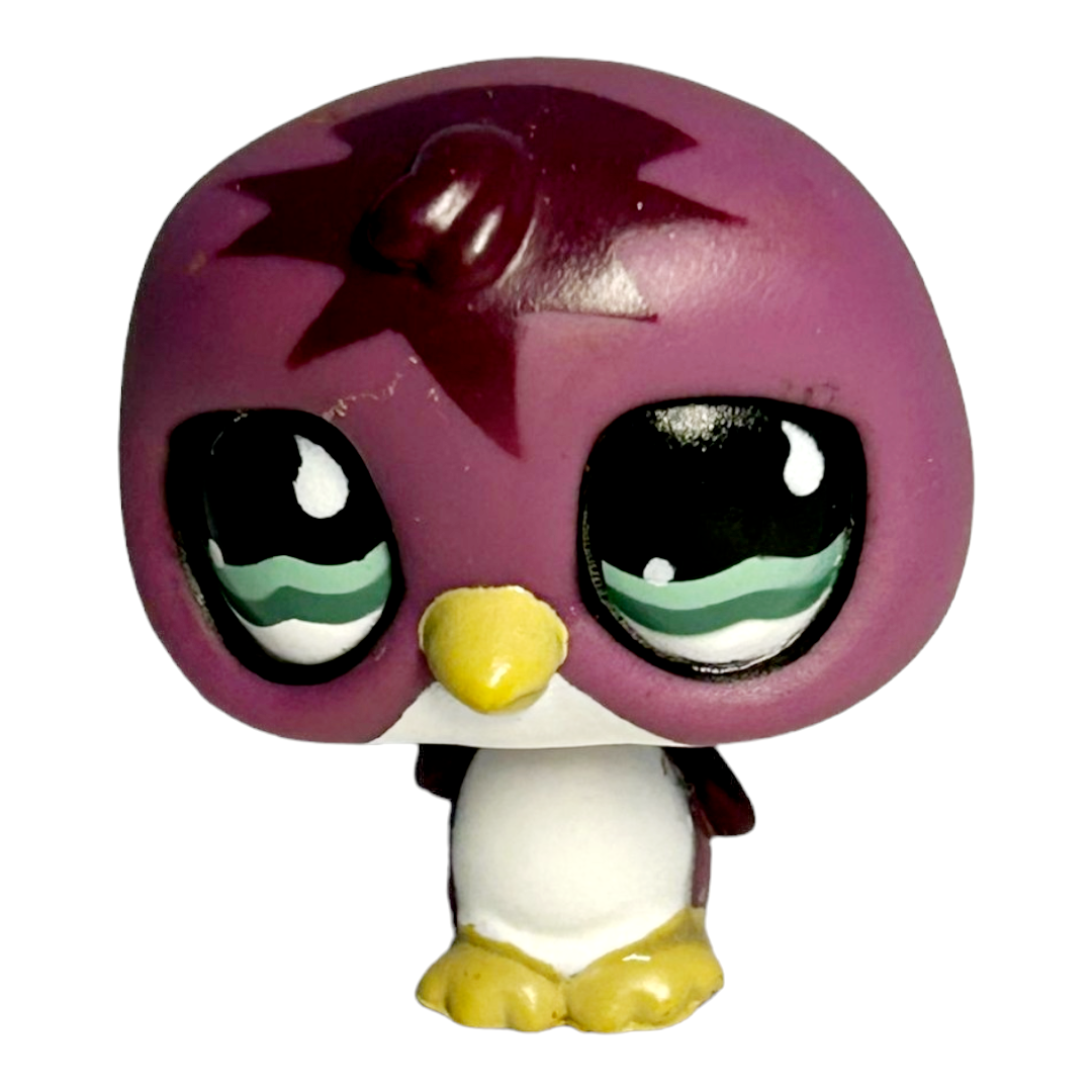 Littlest Pet Shop Lot *A Darling "Purple Penquin" #676