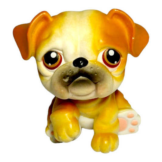 Littlest Pet Shop Lot *An Adorable "Bulldog Dog Puppy" #46