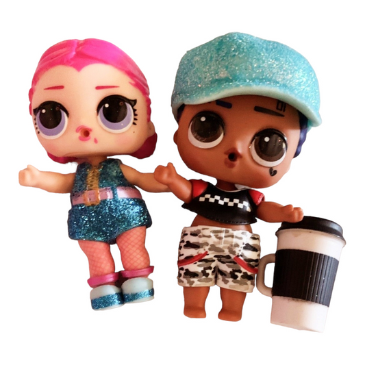 LOL Surprise Best Friends: Smarty Pants Boi Boy & Glitter Girl Dolls