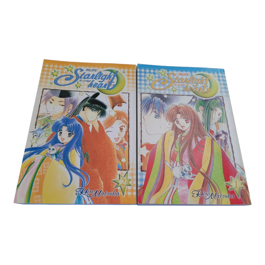 "More Starlight to Your Heart" Hiro Matsuba (Volumes #1 & 2) Manga Books