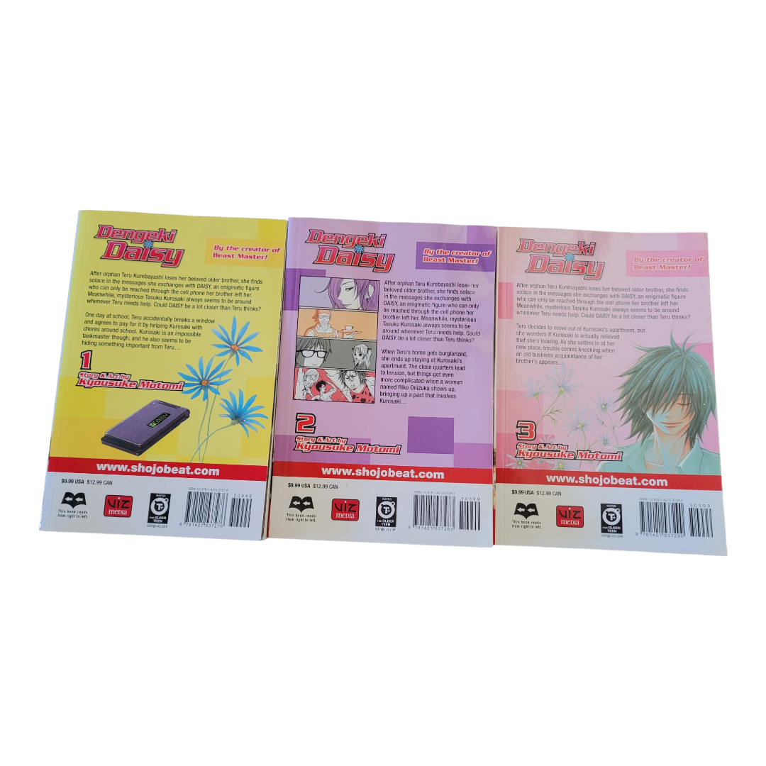 "Dengeki Daisy" Vol.#1-3 K. Motomi ~Magna Books