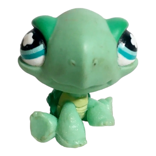 Littlest Pet Shop Lot *A Cute "Green Turtle w/ Dark Green Shell" #642