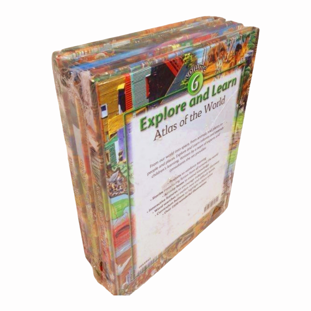 NEW *Explore & Learn 6-Volume Set: Educational Hardcover Books (2001)