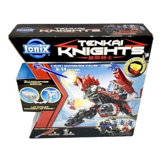 NEW *Ionix Tenkai Knights 2-in-1 BlasTank/War Stallion Play Set #11002