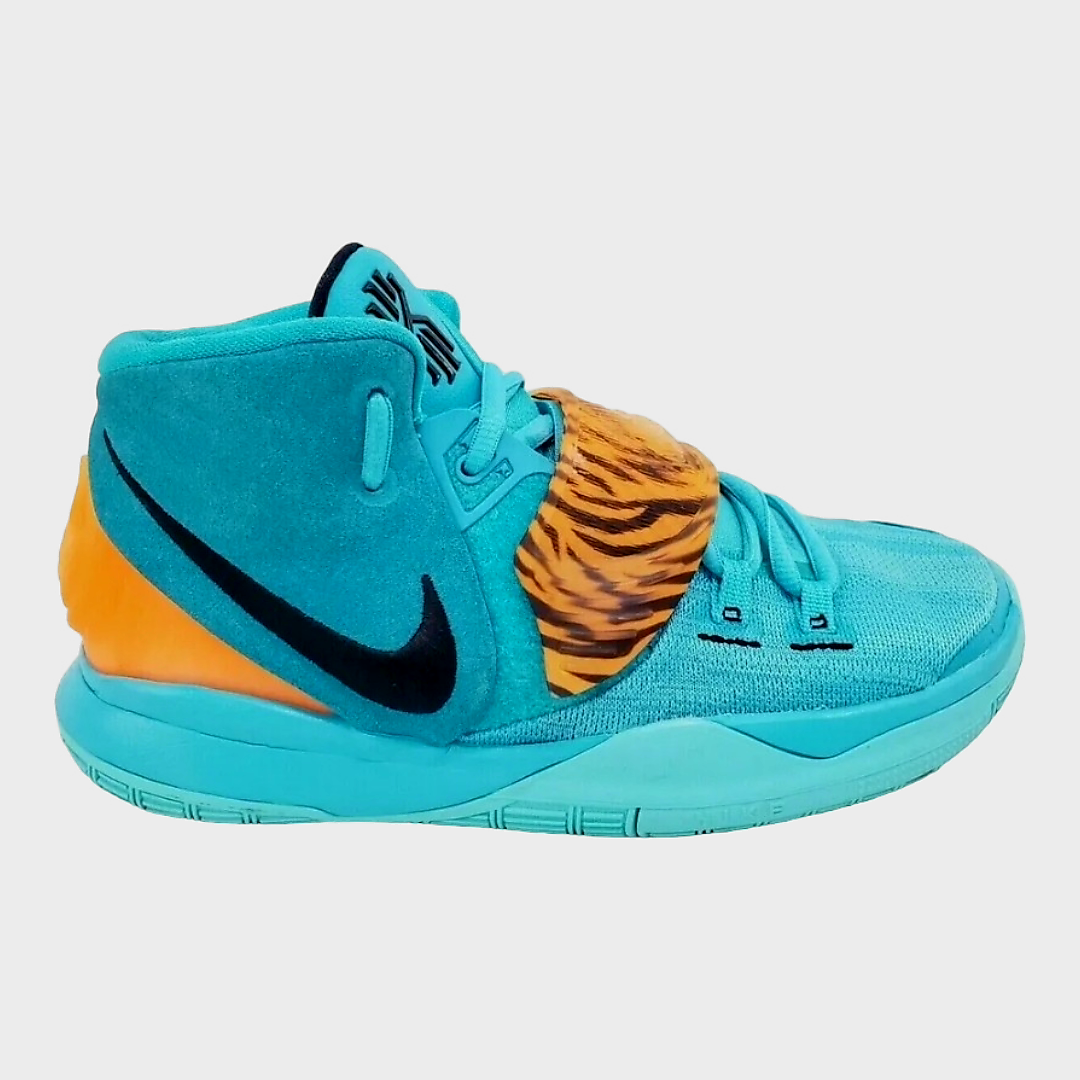 Nike Kyrie 6 Oracle Aqua Basketball Shoes Sneakers (Sz 6Y)
