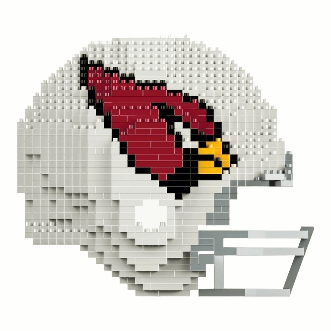 New *Louisville Cardinals NCAA 3D BRXLZ Helmet Puzzle Building Blocks Set