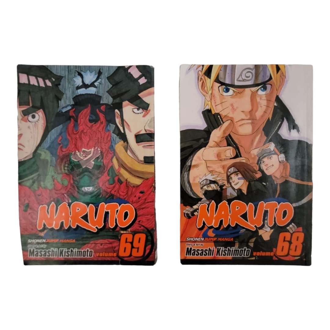 “Naruto” Books #1,11,27-30,35,53,68,69 Shonen Jump Manga