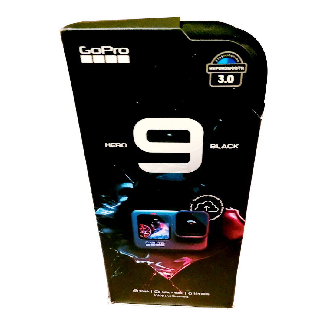 New *GoPro Hero 9 [SPBL1] Black 5K #CHDHX-901-MX in Case